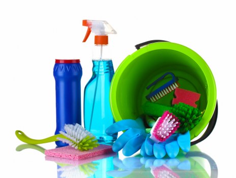 Cleaning dust and residue after renovation work in a Queenspark property