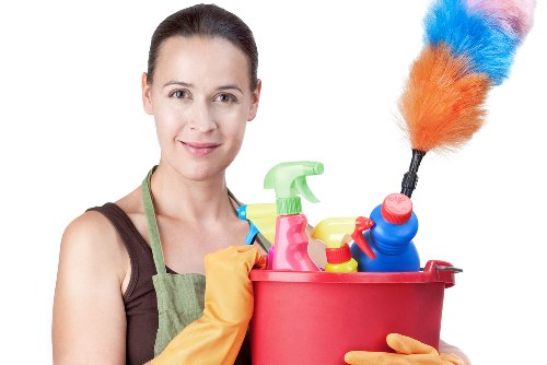 A tidy residential property maintained by a local cleaning service
