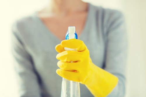 Professional office cleaning in a Queenspark workplace