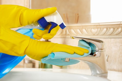 Local Queenspark cleaners preparing a property for handover