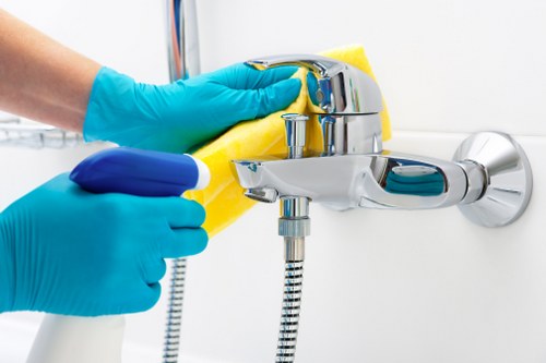 Local cleaning team preparing a Queenspark property for new occupants