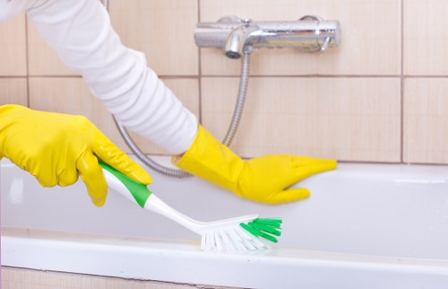 Detailed kitchen and cupboard cleaning during a move-in clean in Queenspark